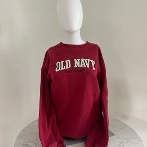 Old Navy Red Sweatshirt